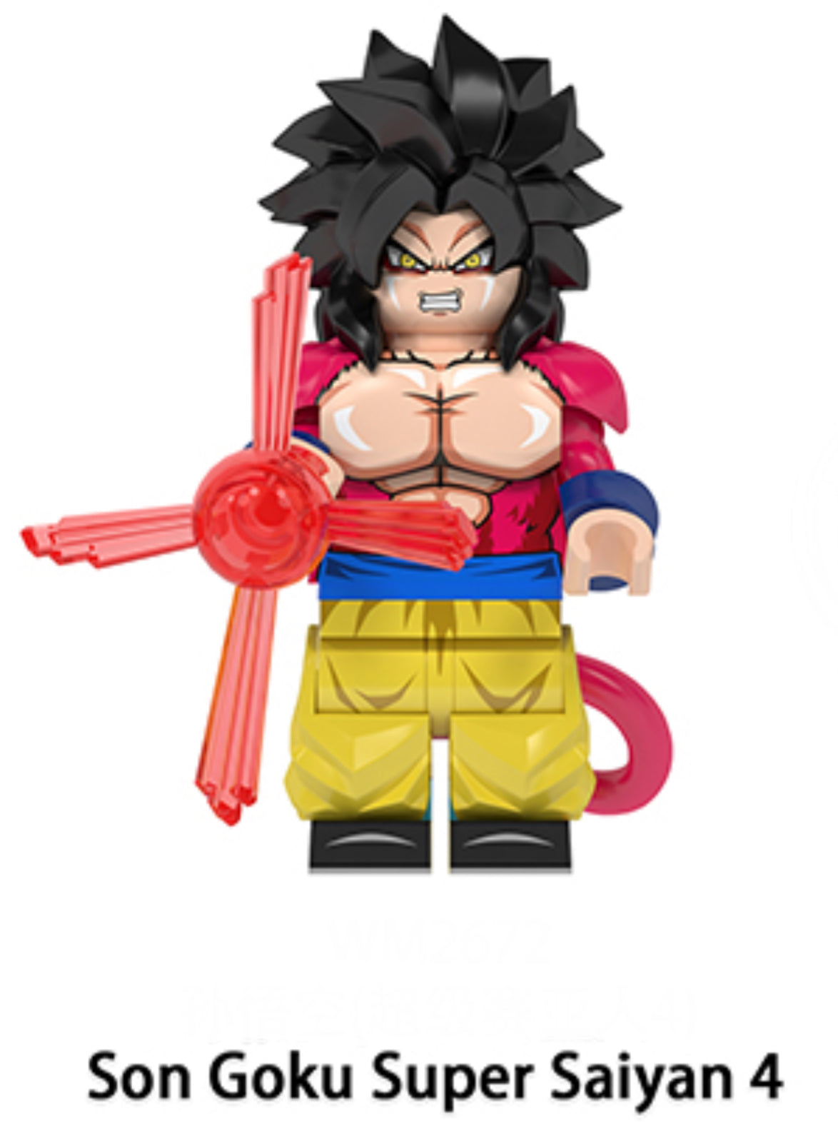 MINIFIGURE DBZ : SON GOKU SUPER SAIYAN 4 Custom