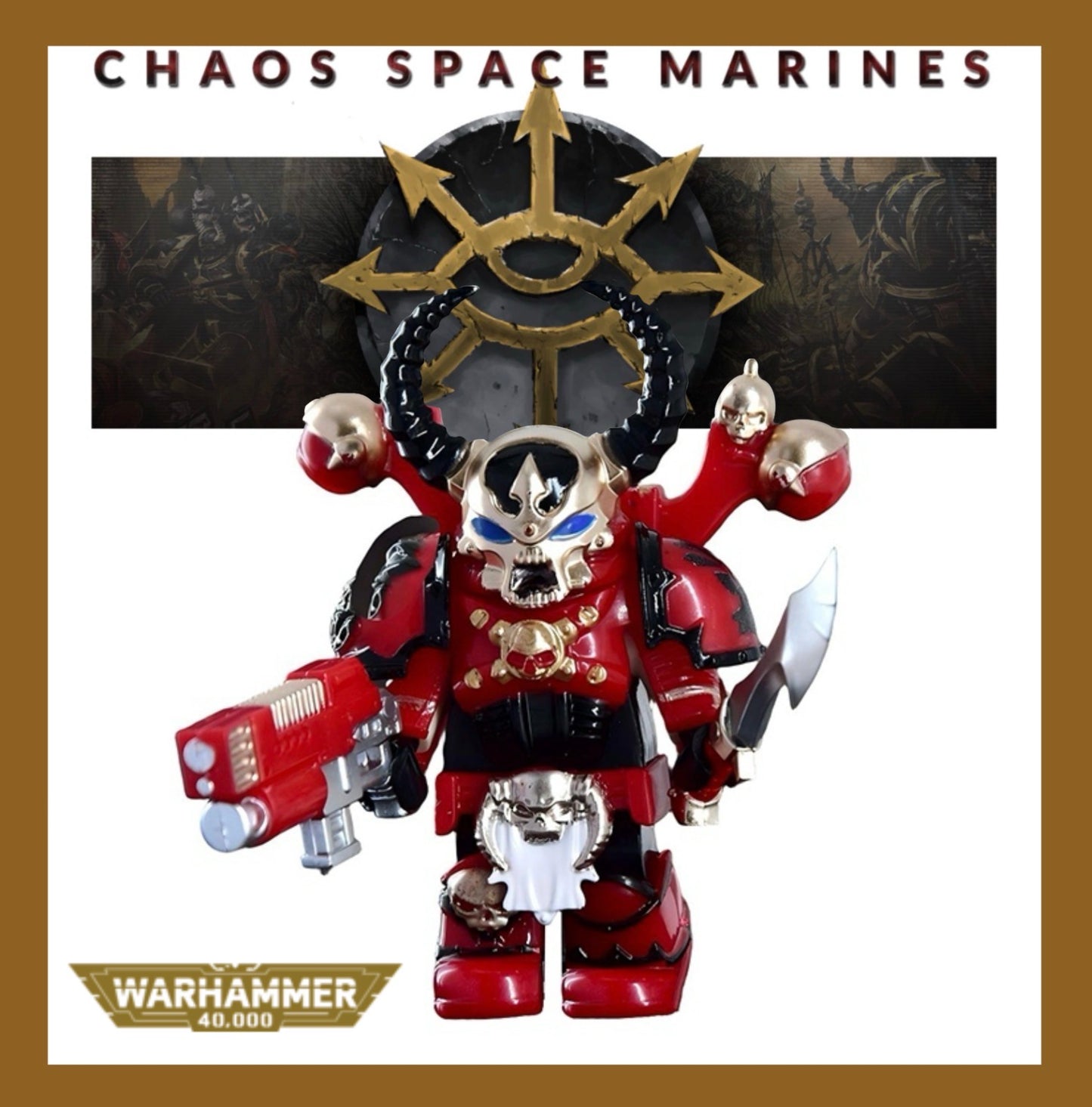 PREVENTE MINIFIGURE WARHAMMER 40K UNIVERS: RED CORSAIRS custom Disponibilité fin juin 2026