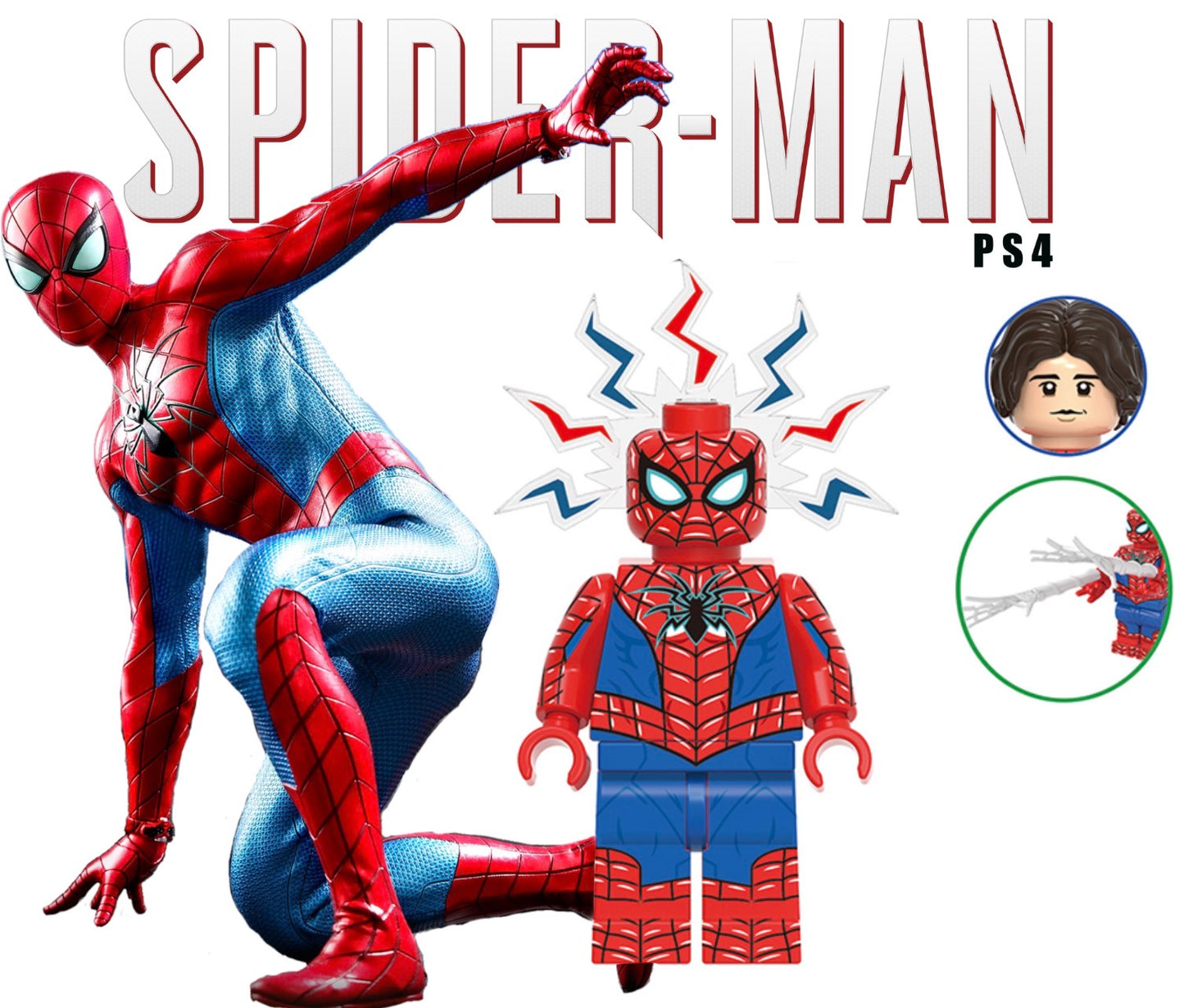 PREVENTE MINIFIGURE MARVEL UNIVERS: SPIDER-MAN PS4 Custom Disponibilité mi-septembre 2026