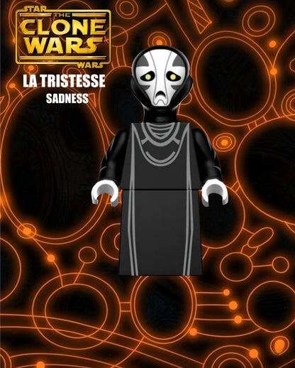 MINIFIGURE STAR WARS UNIVERS:PRÊTRESSE DE LA FORCE (LA TRISTESSE) Custom