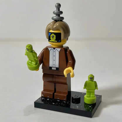 MINIFIGURE SPACE SÉRIES 26: Robot Human Suit for Tiny Aliens "socle+fascicule" custom