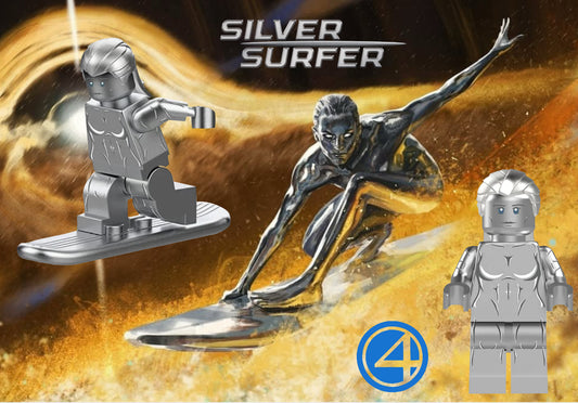♥️♥️♥️MINIFIGURE FANTASTIC FOUR: SILVER D’ARGENT (FEMALE) ♥️♥️♥️TOP ZEDBRICK 2025♥️♥️♥️custom