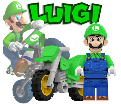 PREVENTE MINIFIGURE SUPER MARIO UNIVERS: LUIGI AVEC MOTO custom Disponibilité fin août 2026
