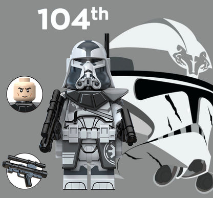 PREVENTE MINIFIGURE STAR WARS UNIVERS: 104th WOLFPACK CLONE TROOPER Custom Disponibilité mi-juin 2026