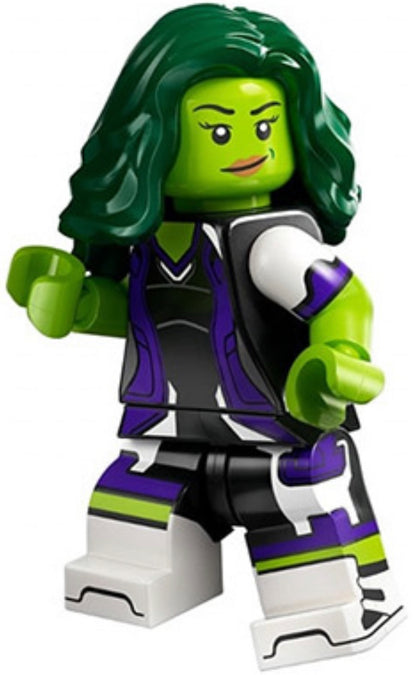 MINIFIGURE MARVEL SÉRIES 2: She-Hulk "Socle+Fascicule inclus "