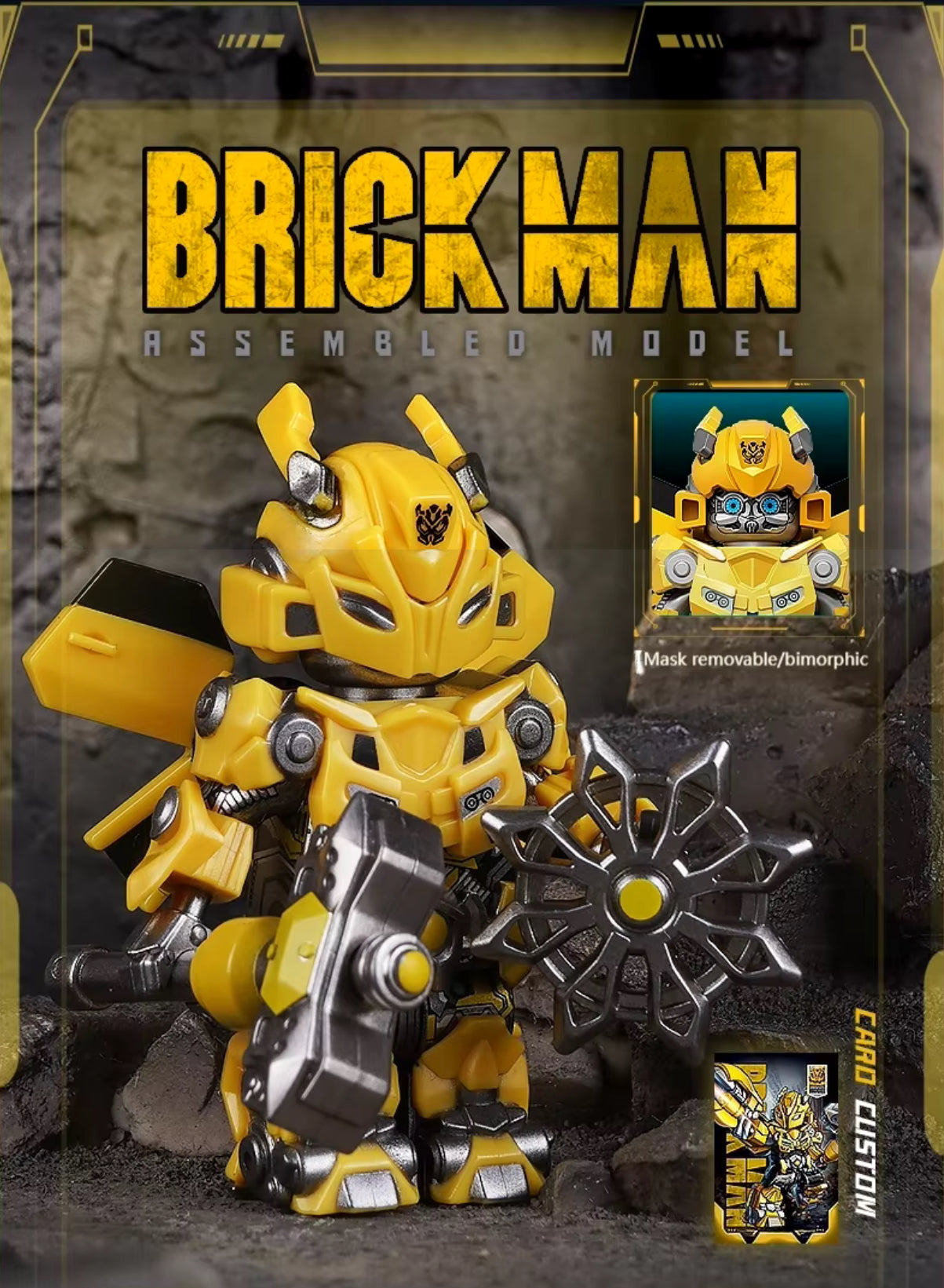 EDITION ULTRA LIMITED MINIFIGURE TRANSFORMERS UNIVERS: BUMBLEBEE CUSTOM