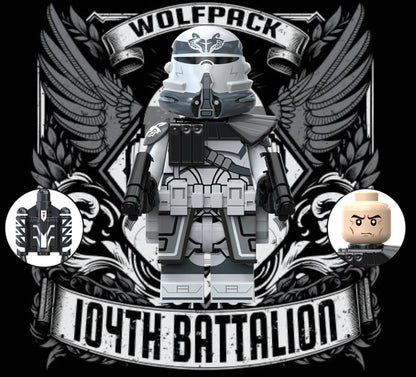 PREVENTE MINIFIGURE STAR WARS UNIVERS: 104th WOLFPACK CLONE TROOPER Custom Disponibilité mi-juin 2026