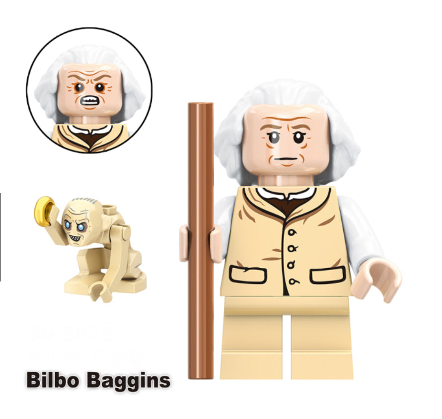 MINIFIGURE LORD OF THE RING/HOBBIT UNIVERS: BILBO BAGGINS CUSTOM