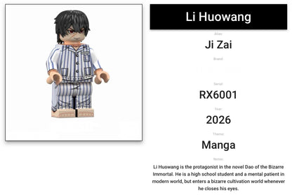 MINIFIGURE ANIMATION/MANGA DAO OF THE BIZARRE IMMORTAL UNIVERS: LI HUOWANG custom
