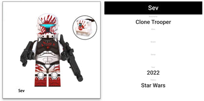 MINIFIGURE STAR WARS UNIVERS de 2022: RÉPUBLIC COMMANDO SEV custom