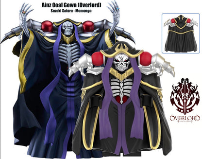 MINIFIGURE ANIMATION/MANGA OVERLORD UNIVERS: AINZ OOAL GOWN -MOMONGA (VERSION A)custom