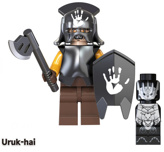 MINIFIGURE LOTR URUK-HAI CUSTOM