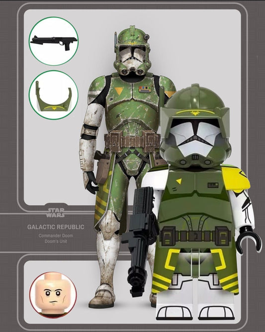 MINIFIGURE STAR WARS UNIVERS DE 2022: CLONETROOPER COMMANDER DOOM custom