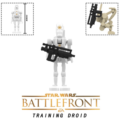 PREVENTE⭐️ TOP ZEDBRICK 2026 ⭐️MINIFIGURE STAR WARS UNIVERS: TRAINING BATTLE DROID (new model) ⭐️Custom Disponibilité mi-septembre 2026