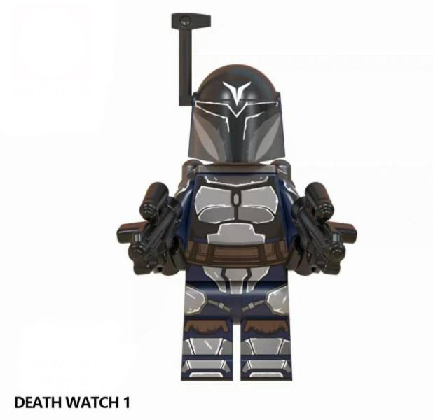DIFFICILE À TROUVER MINIFIGURE STAR WARS UNIVERS DE 2020: DEATH WATCH 1 custom "DERNIERE PIECE"