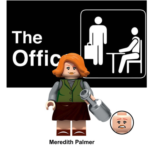 MINIFIGURE THE OFFICE UNIVERS: MEREDITH PALMER Custom