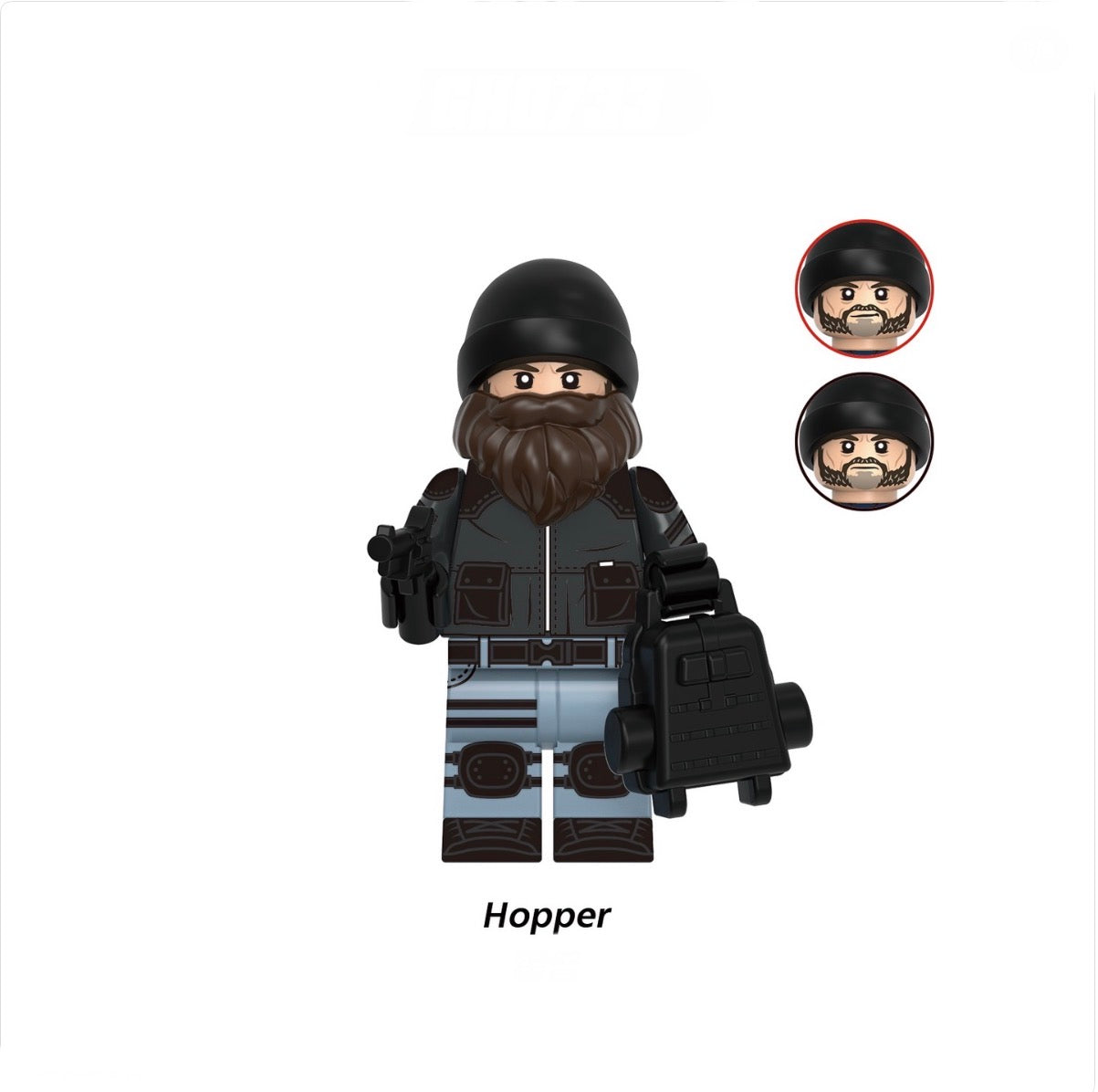 MINIFIGURE STRANGER THINGS UNIVERS: HOPPER Custom