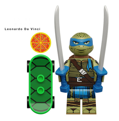 MINIFIGURE TORTUE NINJA UNIVERS: LEONARDO Custom