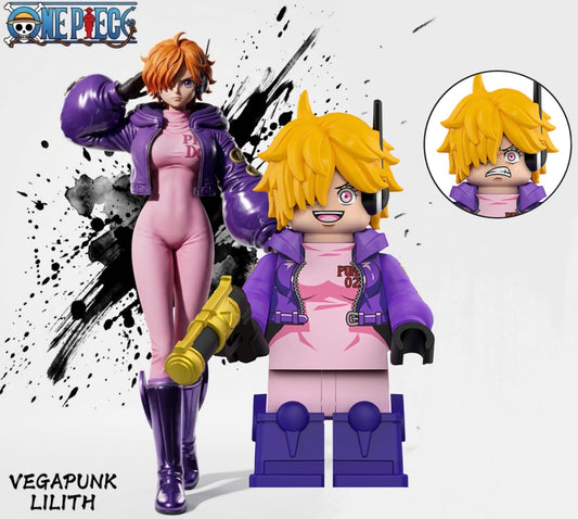 ⭐️⭐️⭐️MINIFIGURE ONE PEACE UNIVERS: VEGAPUNK LILITH ⭐️⭐️⭐️custom DISPONIBILITÉ DÉCEMBRE 2026