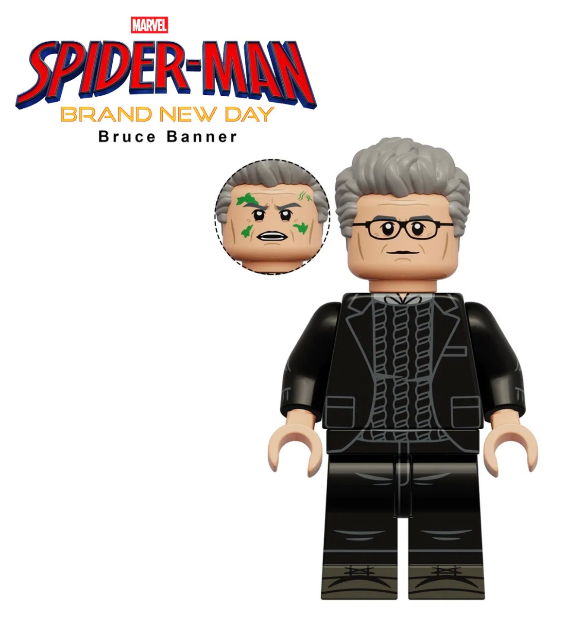 PREVENTE⭐️⭐️MINIFIGURE MARVEL UNIVERS: BRUCE BANNER ⭐️⭐️Custom Disponibilité novembre 2026