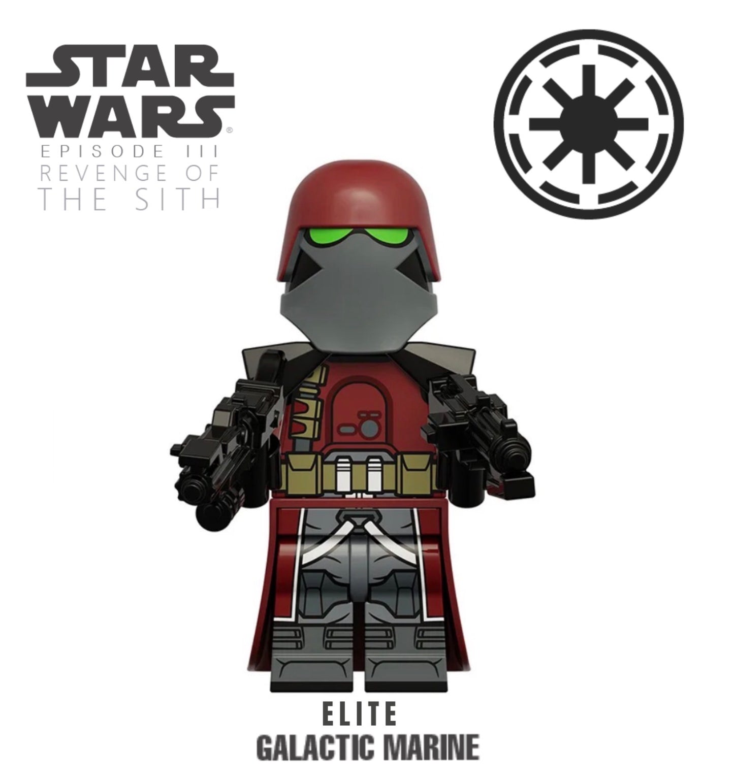 PREVENTE MINIFIGURE STAR WARS UNIVERS: ELITE GALACTIC MARINE TROOPER CUSTOM Disponibilité mi-septembre 2026