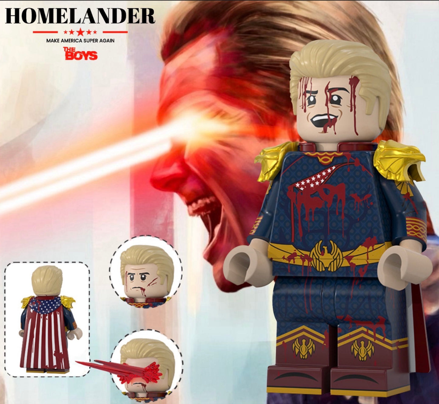 PREVENTE MINIFIGURE THE BOYS UNIVERS: THE HOMELANDER custom Disponibilité mi-septembre 2026