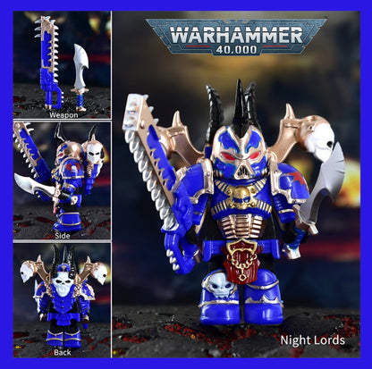 PREVENTE MINIFIGURE WARHAMMER 40K UNIVERS: NIGHT LORDS custom Disponibilité fin juin 2026