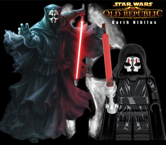PREVENTE MINIFIGURE STAR WARS UNIVERS: DARTH NIHILUS CUSTOM Disponibilité fin septembre 2025