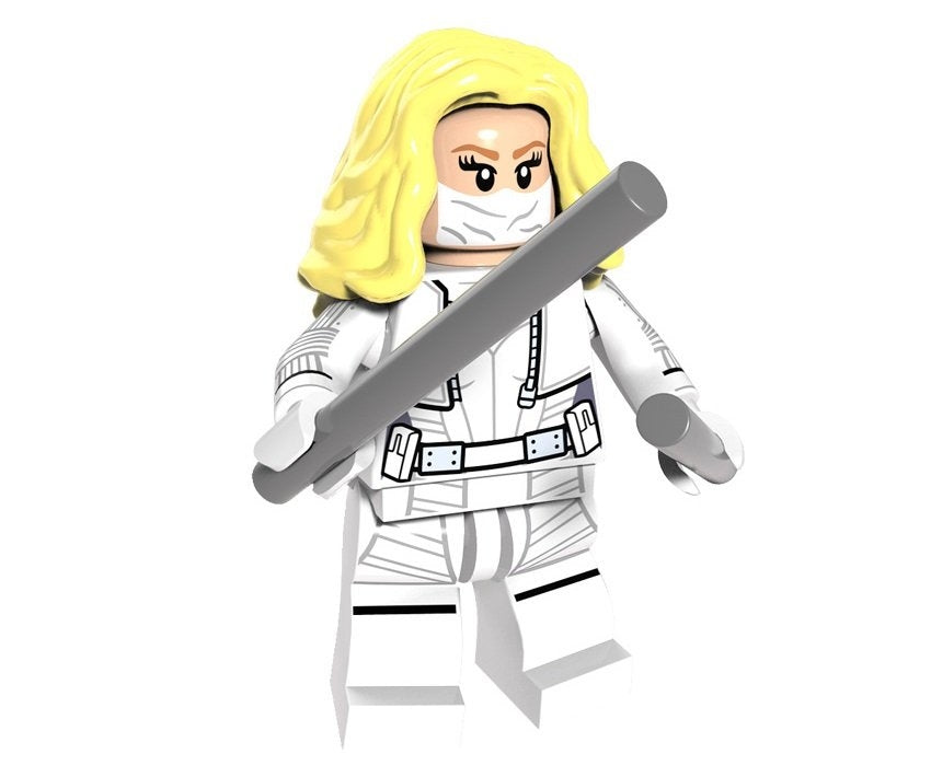 MINIFIGURE VINTAGE DC UNIVERS : WHITE CANARY (2017)custom