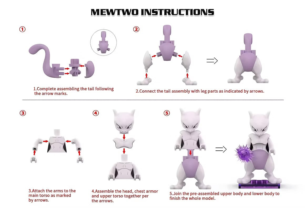 PREVENTE MINIFIGURE POKEMON UNIVERS: MEWTOW CUSTOM Disponibilité mi-septembre 2026