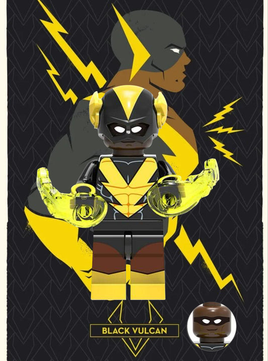 MINIFIGURE VINTAGE DC UNIVERS : BLACK VULCAN (2018)custom