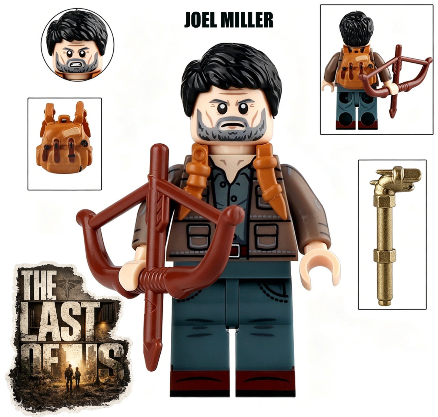 PREVENTE MINIFIGURE LAST OF US UNIVERS: JOËL (Version A) CUSTOM Disponibilité début juillet 2026