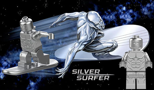 ♥️♥️♥️MINIFIGURE FANTASTIC FOUR: SILVER D’ARGENT ♥️♥️♥️TOP ZEDBRICK 2025♥️♥️♥️custom
