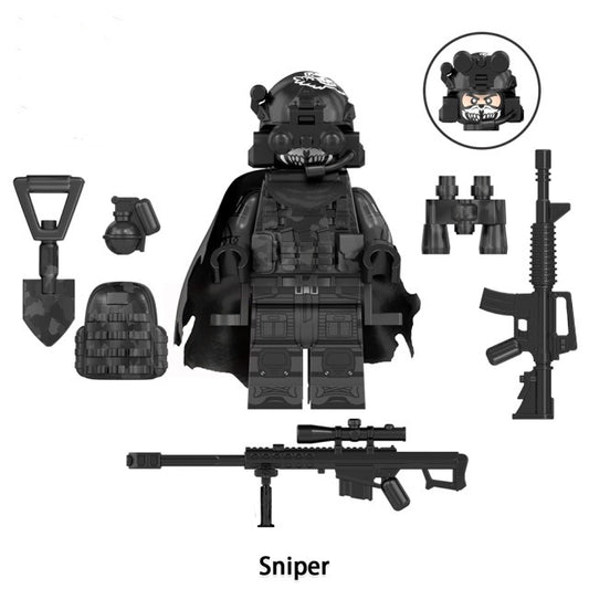♥️♥️MINIFIGURE ARMY UNIVERS BLACK ÉDITION : SNIPER CUSTOM♥️♥️