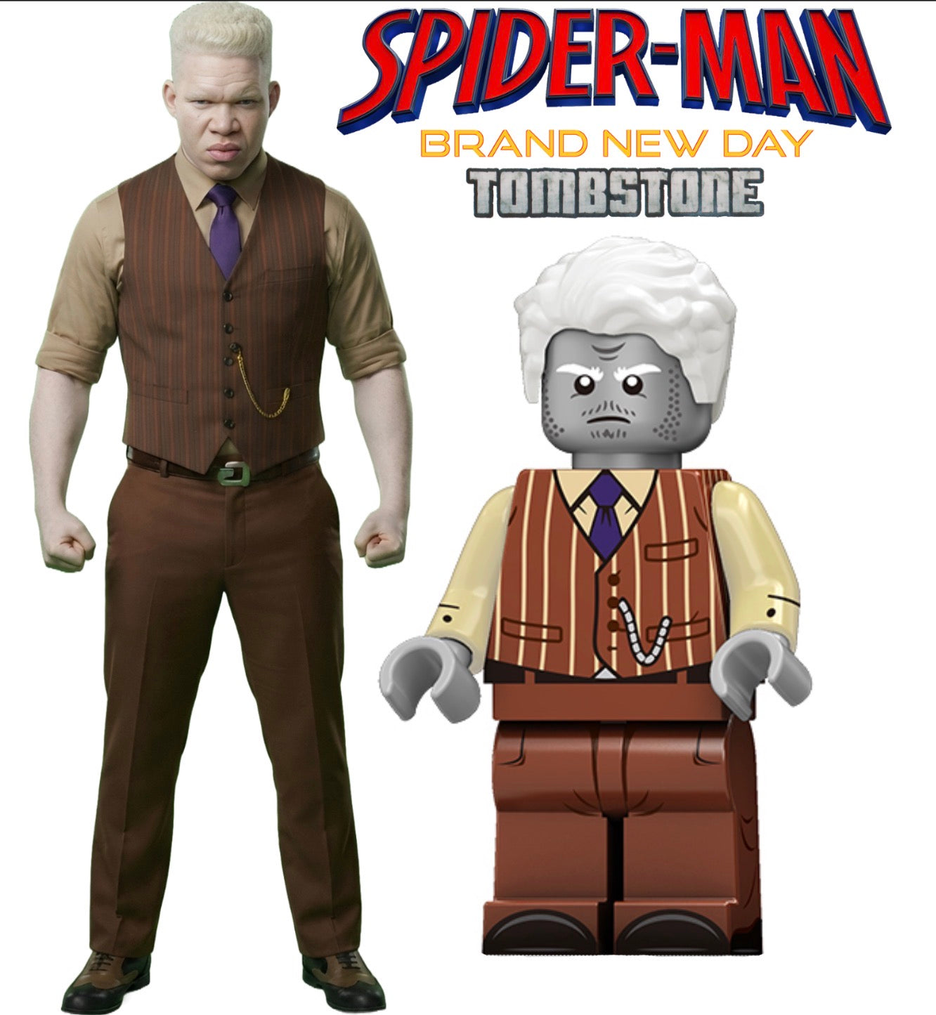 PREVENTE MINIFIGURE MARVEL UNIVERS (SPIDERMAN): TOMBSTONE Custom Disponibilité mi-septembre 2026