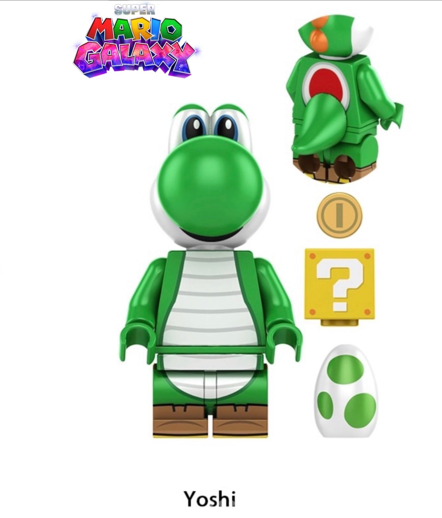 MINIFIGURE SUPER MARIO GALAXIE UNIVERS: YOSHI custom