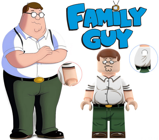 PREVENTE MINIFIGURE FAMILY GUY UNIVERS: PETER GRIFFIN (VERSION D) Custom Disponibilité fin septembre 2025