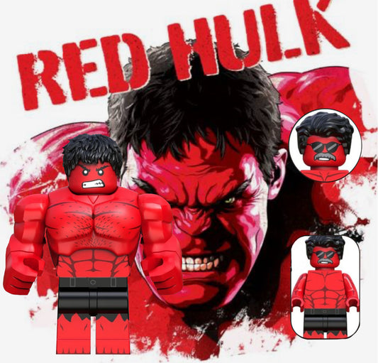 PREVENTE MINIFIGURE MARVEL UNIVERS: RED HULK custom Disponibilité fin octobre 2025