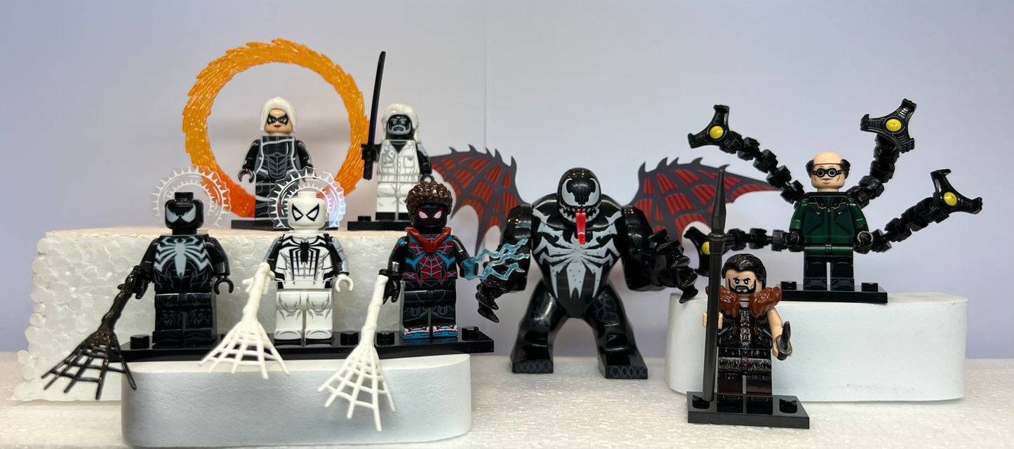 MINIFIGURE Spider-Man Symbiote Suit (Spiderman 2 game) custom