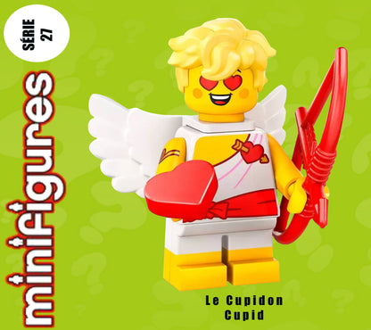 PREVENTE MINIFIGURE SÉRIES 27: CUPIDON "socle+fascicule" custom Disponibilité fin janvier 2025