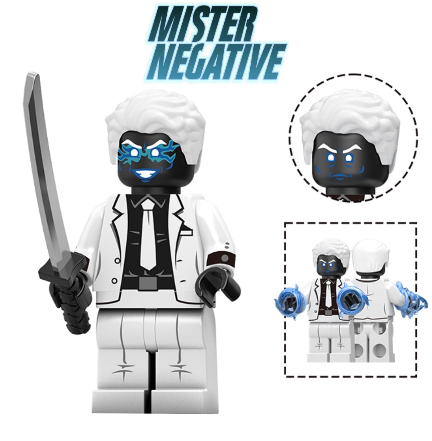 PREVENTE MINIFIGURE MARVEL UNIVERS (SPIDERMAN): MISTER NEGATIVE Custom Disponibilité mi-septembre 2026