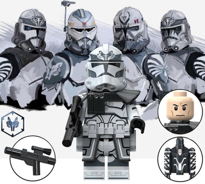 PREVENTE MINIFIGURE STAR WARS UNIVERS: 104th WOLFPACK CLONE TROOPER Custom Disponibilité mi-juin 2026