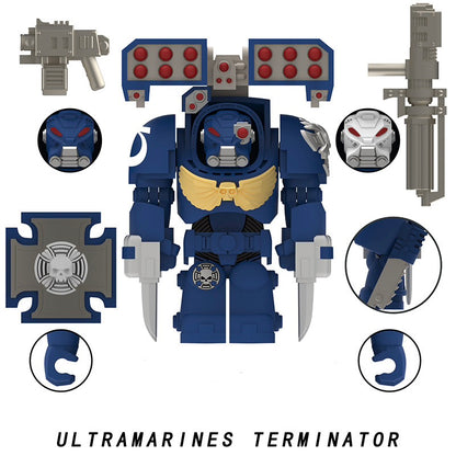 ⭐️⭐️⭐️MINIFIGURE WARHAMMER 40K UNIVERS: ULTRAMARINES TERMINATOR ⭐️⭐️⭐️custom