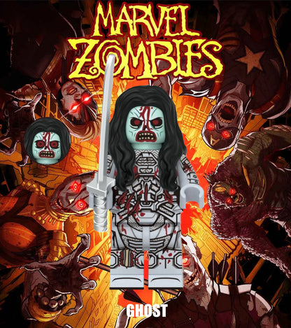 PREVENTE MINIFIGURE MARVEL UNIVERS : GHOST MARVEL ZOMBIE custom Disponibilité fin Novembre 2025