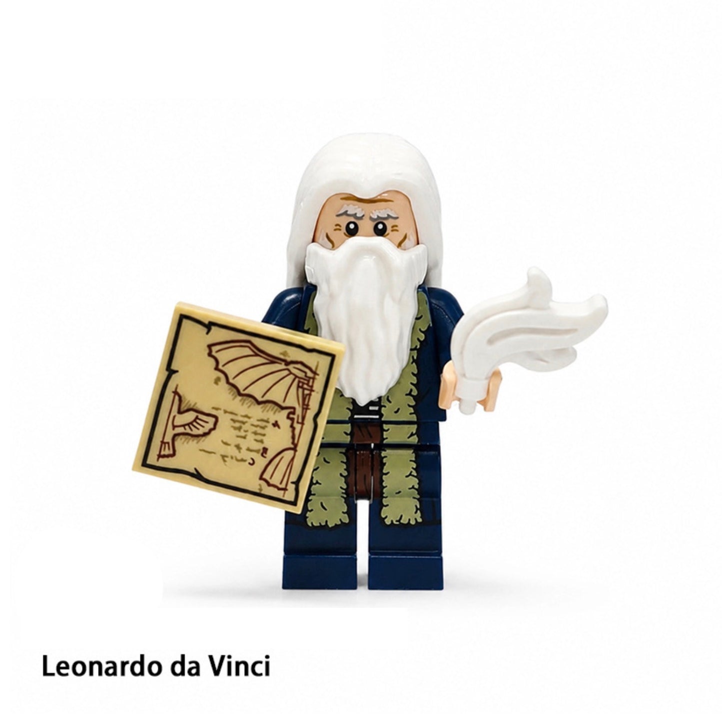 PREVENTE MINIFIGURE CÉLÉBRITÉS UNIVERS: LÉONARD DE VINCI Custom Disponibilité fin septembre 2026
