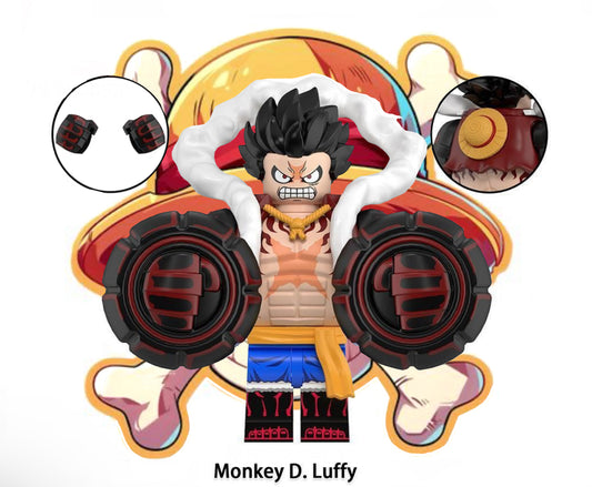 PREVENTE♥️♥️♥️BIG MINIFIGURE ONE PEACE UNIVERS: MONKEY D.LUFFY ♥️♥️♥️custom Disponibilité février 2025