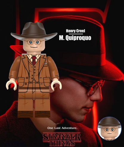 MINIFIGURE STRANGER THINGS UNIVERS: HENRY/MR QUIPROQUO Custom