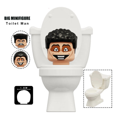 BIG MINIFIGURE SKIBIDI TOILET  custom