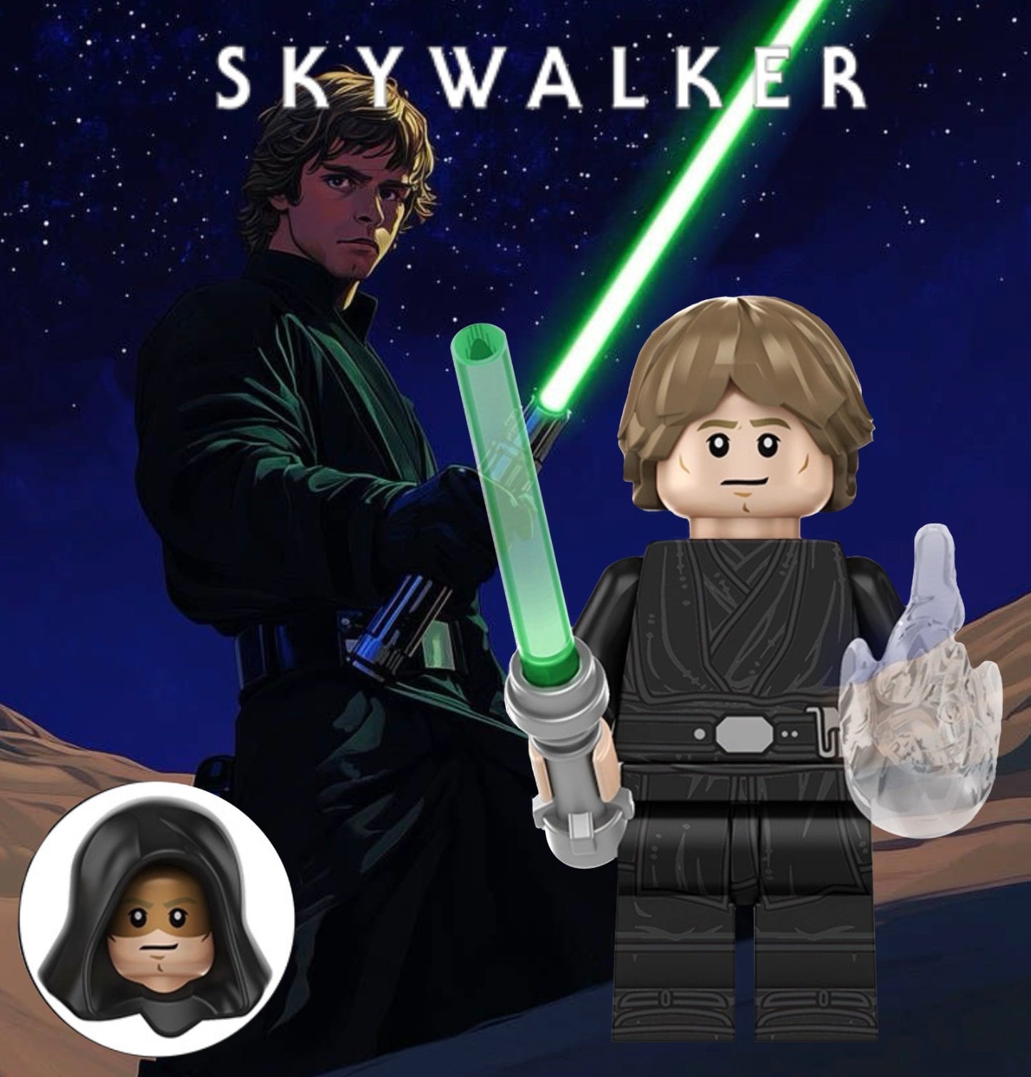 PREVENTE MINIFIGURE STAR WARS UNIVERS: LUKE SKYWALKER  Custom Disponibilité fin juin 2026