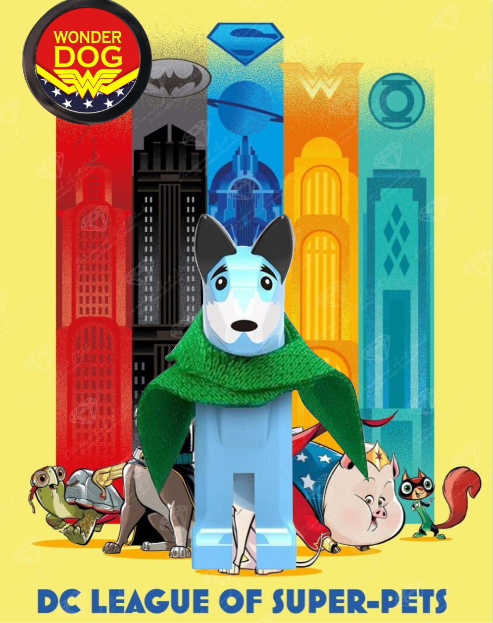MINIFIGURE VINTAGE DC UNIVERS : wonder dog  (2018)custom